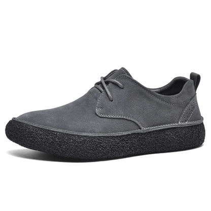 Suede Retro Chunky Casual Shoes