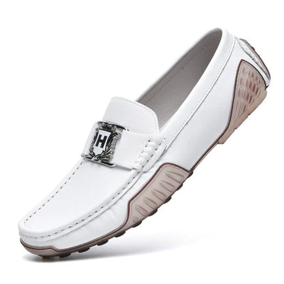 Breathable leather non-slip trendy casual leather shoes