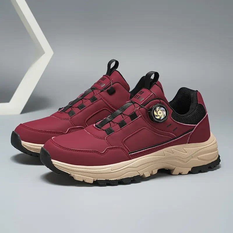 Stylish slip-on self-lacing men's sneakers