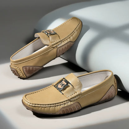 Breathable leather non-slip trendy casual leather shoes
