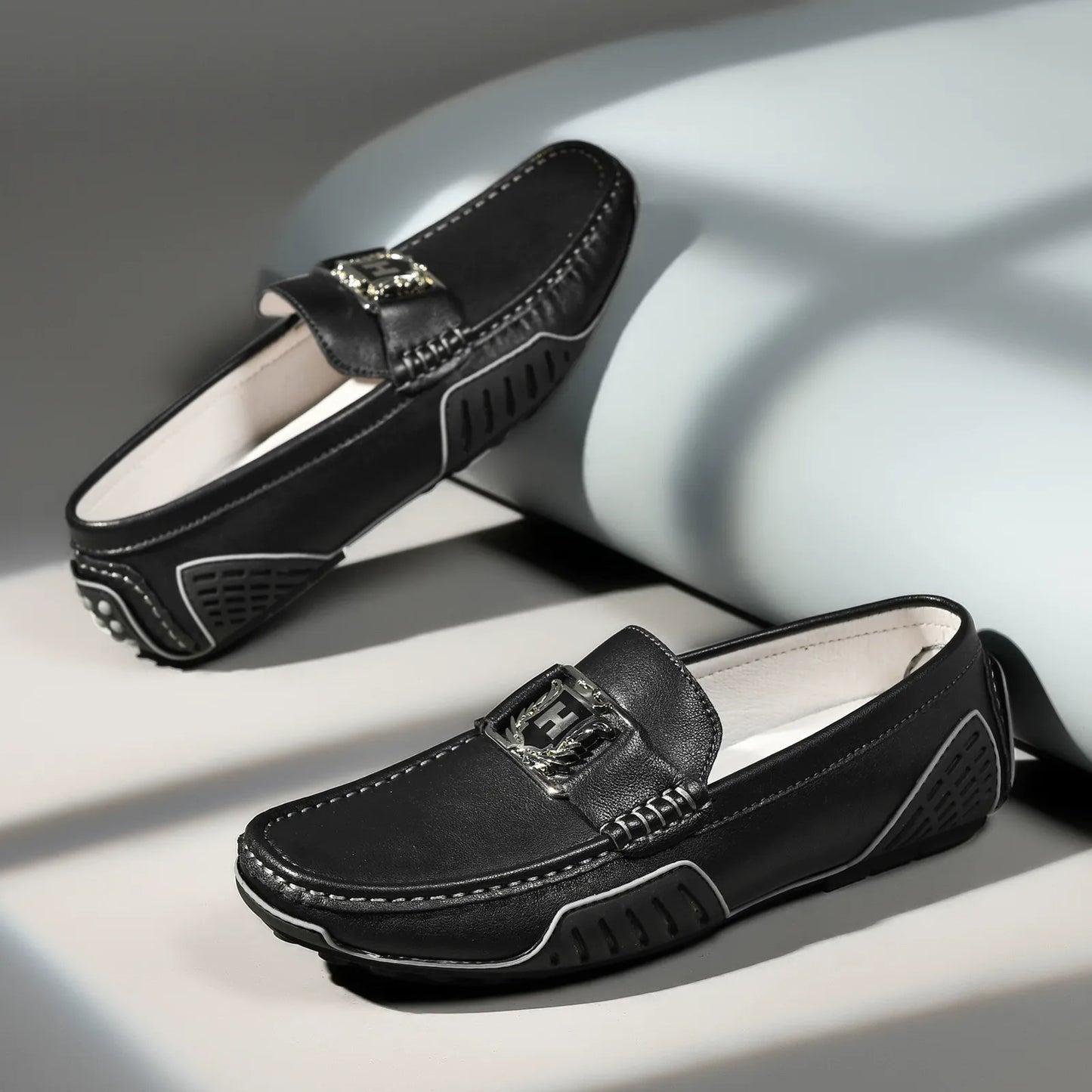Breathable leather non-slip trendy casual leather shoes