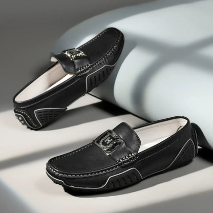 Breathable leather non-slip trendy casual leather shoes