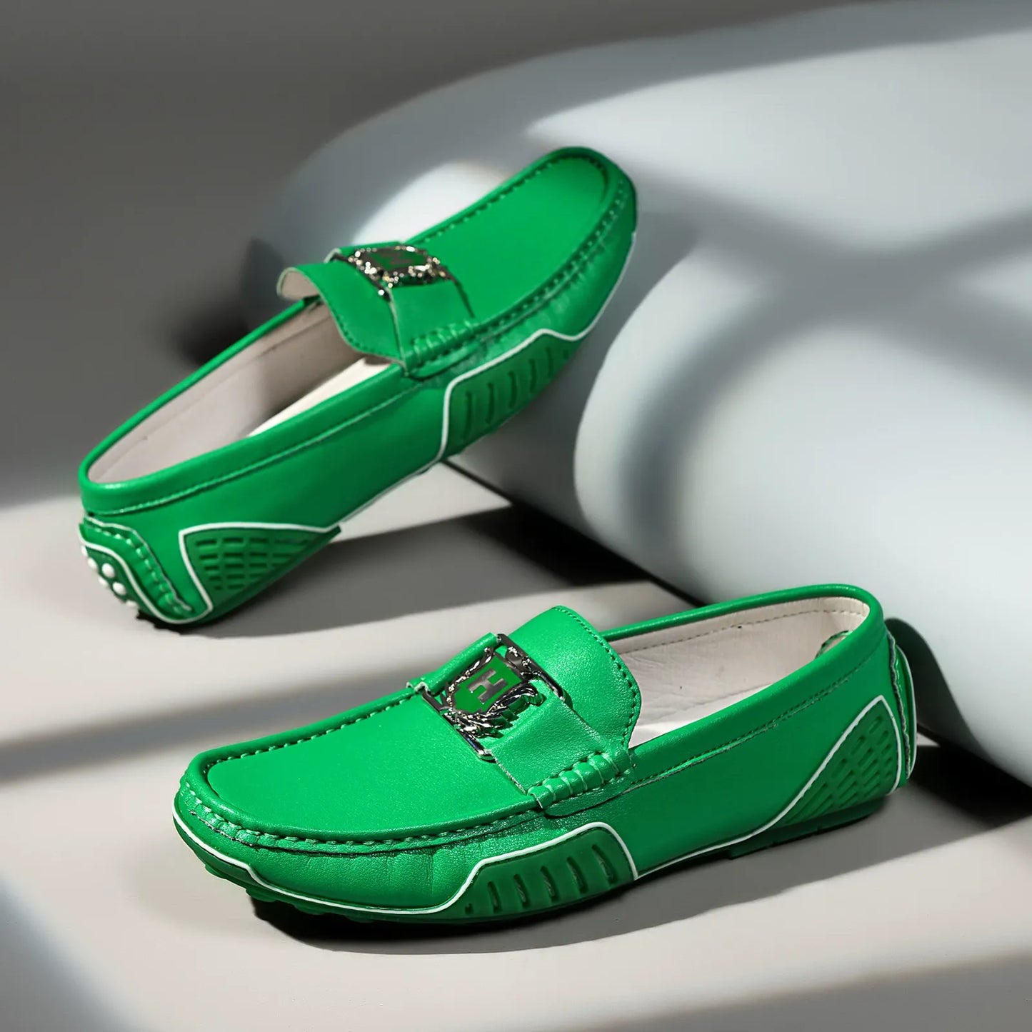 Breathable leather non-slip trendy casual leather shoes