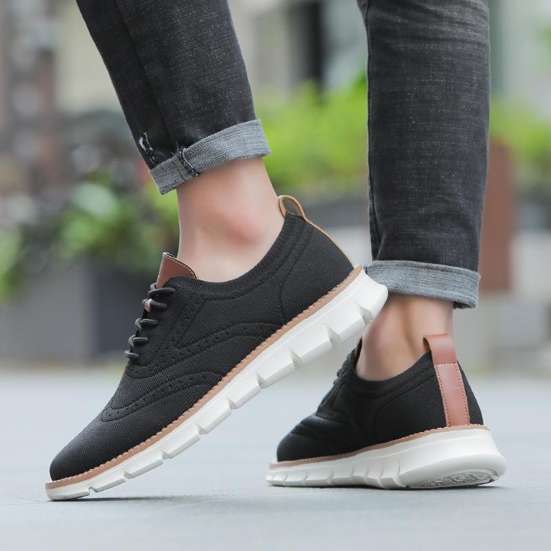Bellkmart Autumn Comfy breathable Orthopedic Oxford Sneakers For Wide Feet