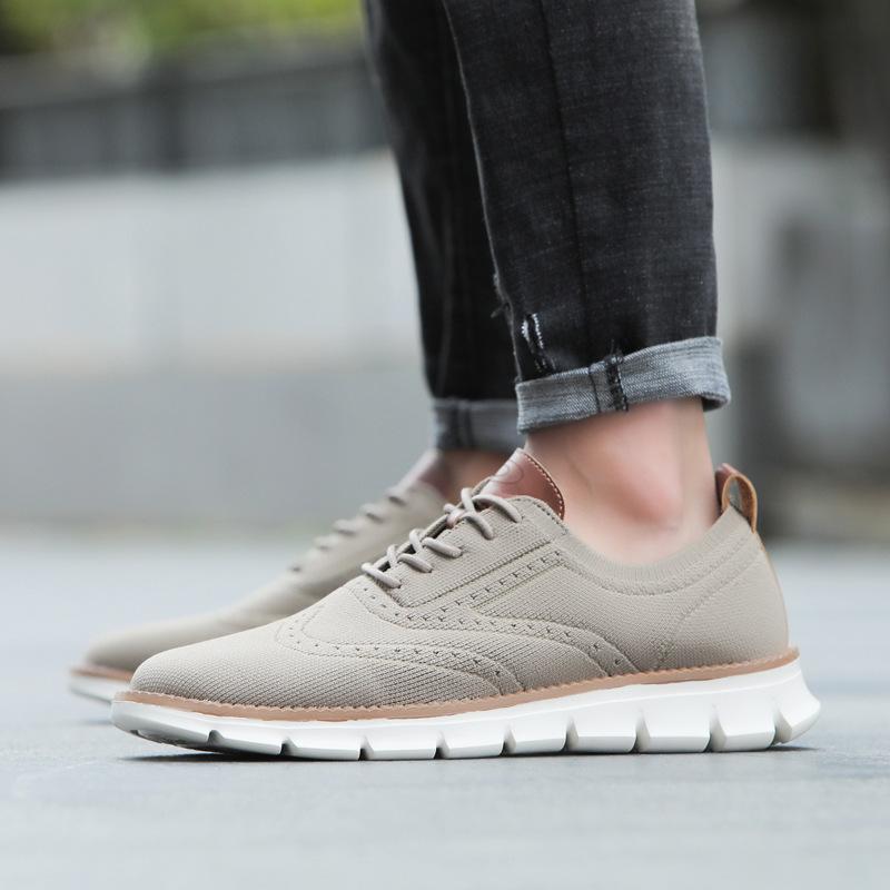 Bellkmart Autumn Comfy breathable Orthopedic Oxford Sneakers For Wide Feet