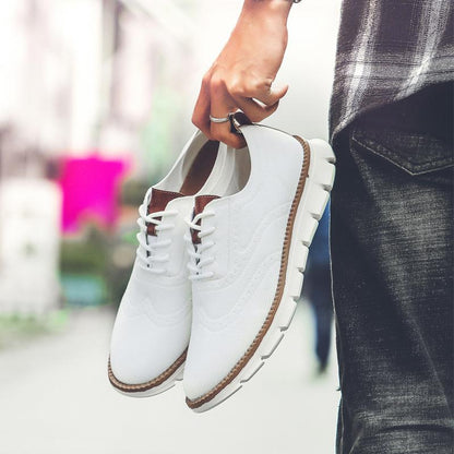 Bellkmart Autumn Comfy breathable Orthopedic Oxford Sneakers For Wide Feet