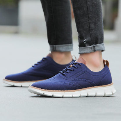 Bellkmart Autumn Comfy breathable Orthopedic Oxford Sneakers For Wide Feet