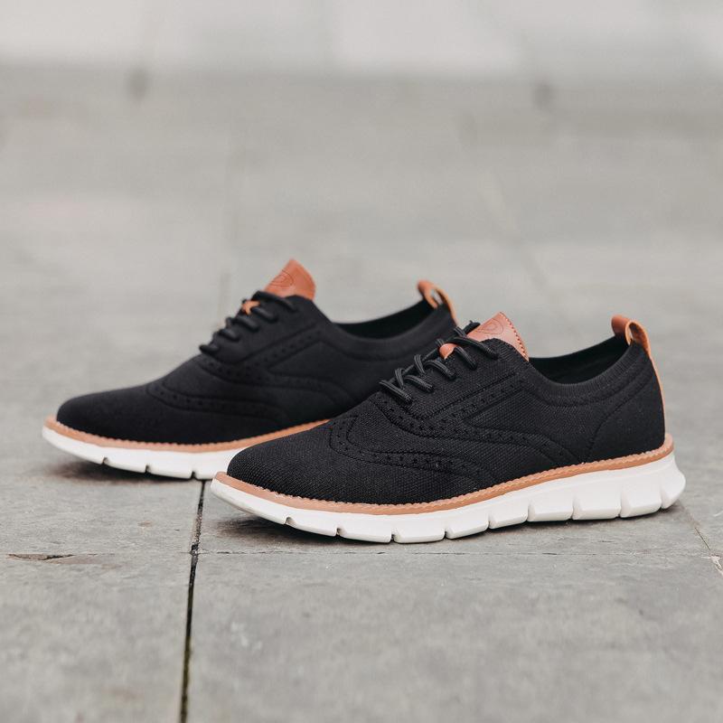 Bellkmart Autumn Comfy breathable Orthopedic Oxford Sneakers For Wide Feet